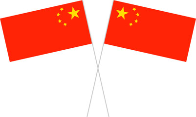 China Country Map And Flag Design