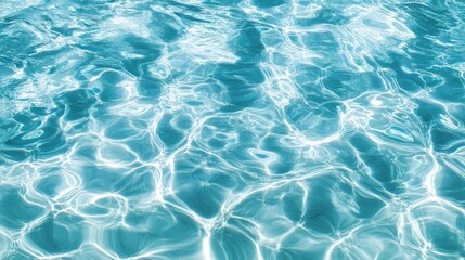 Obraz premium Water ripples ocean pool refreshing.