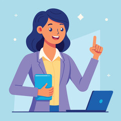 happy woman tells secret by putting palm to mouth
