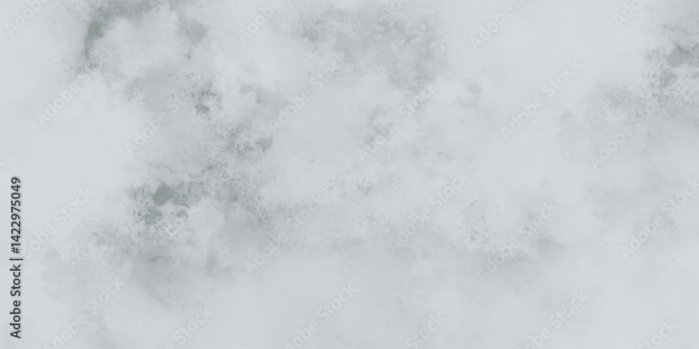 Poster abstract texture composed of gentle white and light gray cloudy formations, creating a foggy, atmosp