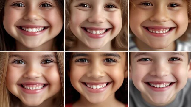 Smiling children embody joy and unity, highlighting importance of education, equality, and diversity for brighter future filled with happiness.