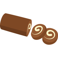 Cake Roll Illustration