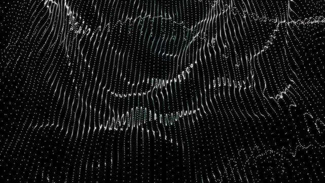 trapcode mir animated background, dot wave background