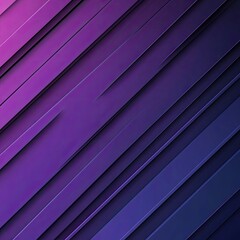 Obraz premium Abstract gradient background showcasing dynamic diagonal lines in purple and blue hues, creating a sense of motion and depth, suitable for digital designs and modern presentations