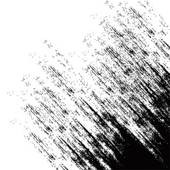 Old worn overlay distressed uneven background. Rough, dirty, grainy design. Vintage grunge paper texture. Scratched or cracked vector