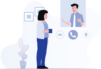 Virtual Communication With Office Manager