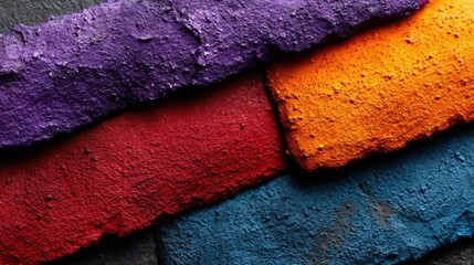 This dark and textured color gradient background showcases a dynamic interplay of deep purple, vibrant red, fiery orange