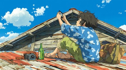 Teen Photos Coastal Rooftops
