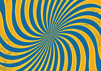  Twisted retro burst background design EPS vector file