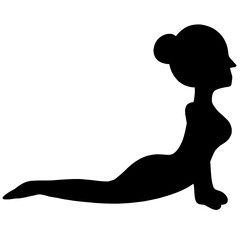 Womam in yoga pose