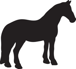 Horse simple icon. Vector ICON all icon Viktor