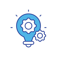 Project Management icon vector stock illustration