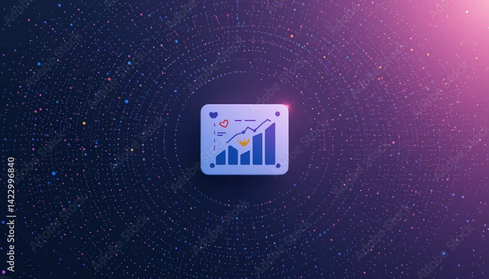 Poster data visualization trends in business analytics digital environment infographic design insights and 