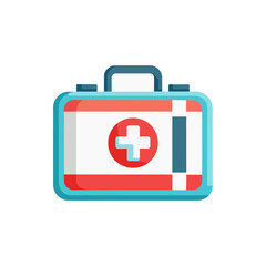 Obraz premium Compact First Aid Medical Kit on Transparent Background