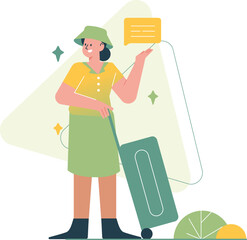 Influencer Messaging for Vacation Tour