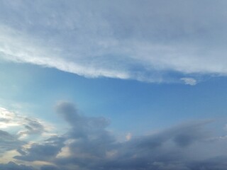 beautiful dark white cloudy afternoon sky, natural background gradation