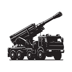 Asphalt Roller silhouette vector illustration
