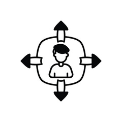 Versatile icon vector stock illustration