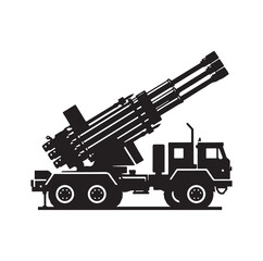 Asphalt Roller silhouette vector illustration
