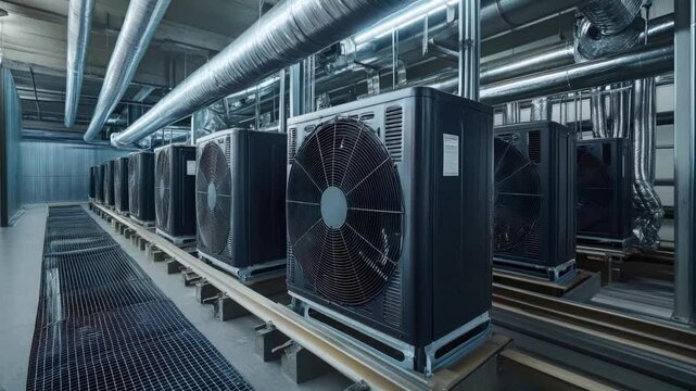 video  for hvac system ,air compressor 