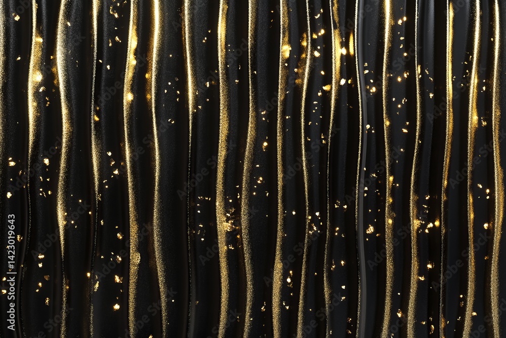 Poster elegant black and gold abstract background with shimmering effects creating a luxurious texture and 