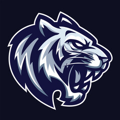Tiger Head Mascot Vector Logo