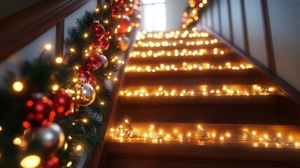 As night falls, the lights transform the surroundings into a sparkling wonderland full of holiday spirit.