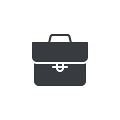 A business case with a handle vector icon