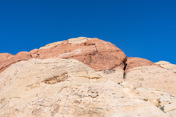 Aztec Sandstone(Jurassic) geological formation. weathering. Scenic Loop Dr, Red Rock Canyon...