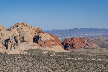 Aztec Sandstone(Jurassic) geological formation. weathering. Scenic Loop Dr, Red Rock Canyon...
