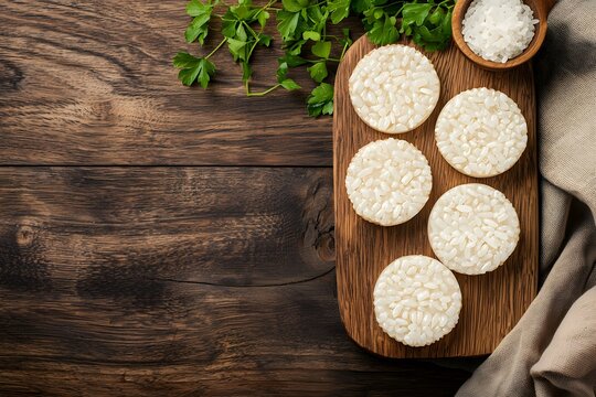 The elegant mold frame for rice cakes radiates creativity, perfect for memorable culinary moments.