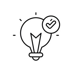 Problem Solving icon vector stock illustration