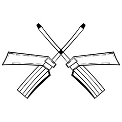 Screwdriver vector illustration on white background