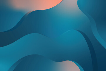 Gradient color wave background, modern abstract background