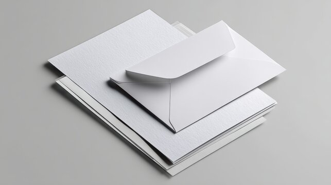 Clean minimalist resume template on textured paper - contemporary stylish monochrome