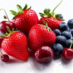 Strawberry, Cherry, Blueberry