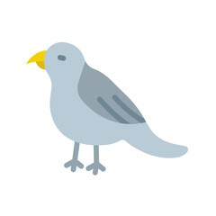 Bird icon vector image. Suitable for mobile apps, web apps and print media.