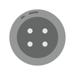 Button icon vector image. Suitable for mobile apps, web apps and print media.
