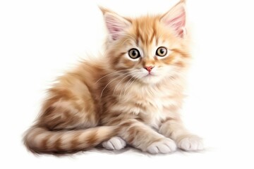 Cute cat mammal animal kitten.