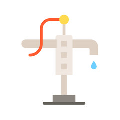 Hand Pump icon vector image. Suitable for mobile apps, web apps and print media.