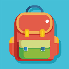 kids school bag vector