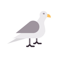 Seagull icon vector image. Suitable for mobile apps, web apps and print media.
