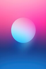 Abstract blurred gradient illustration key icon pink blue simplicity.