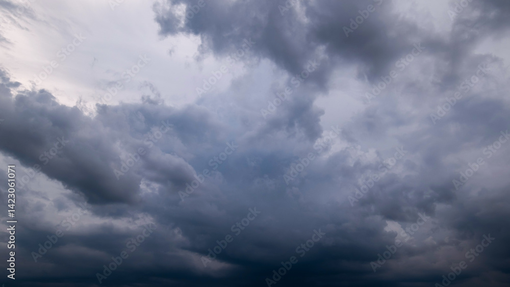 Canvas Prints dark storm clouds with background,dark clouds before a thunder-storm.