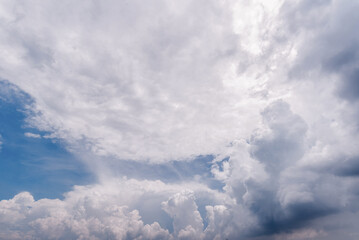 Fototapeta premium dark storm clouds with background,Dark clouds before a thunder-storm. 