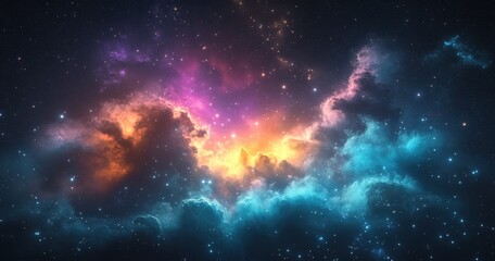 Fototapeta premium Nebula in space