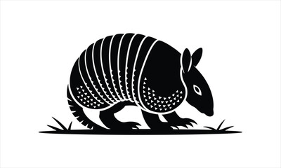  Armadillo Silhouette Illustration