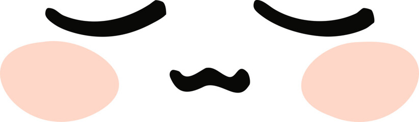 눈감고있는표정