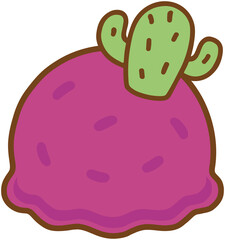 Cactus Ice Cream Scoop