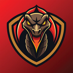 Obraz premium Venom Snake Gaming Mascot